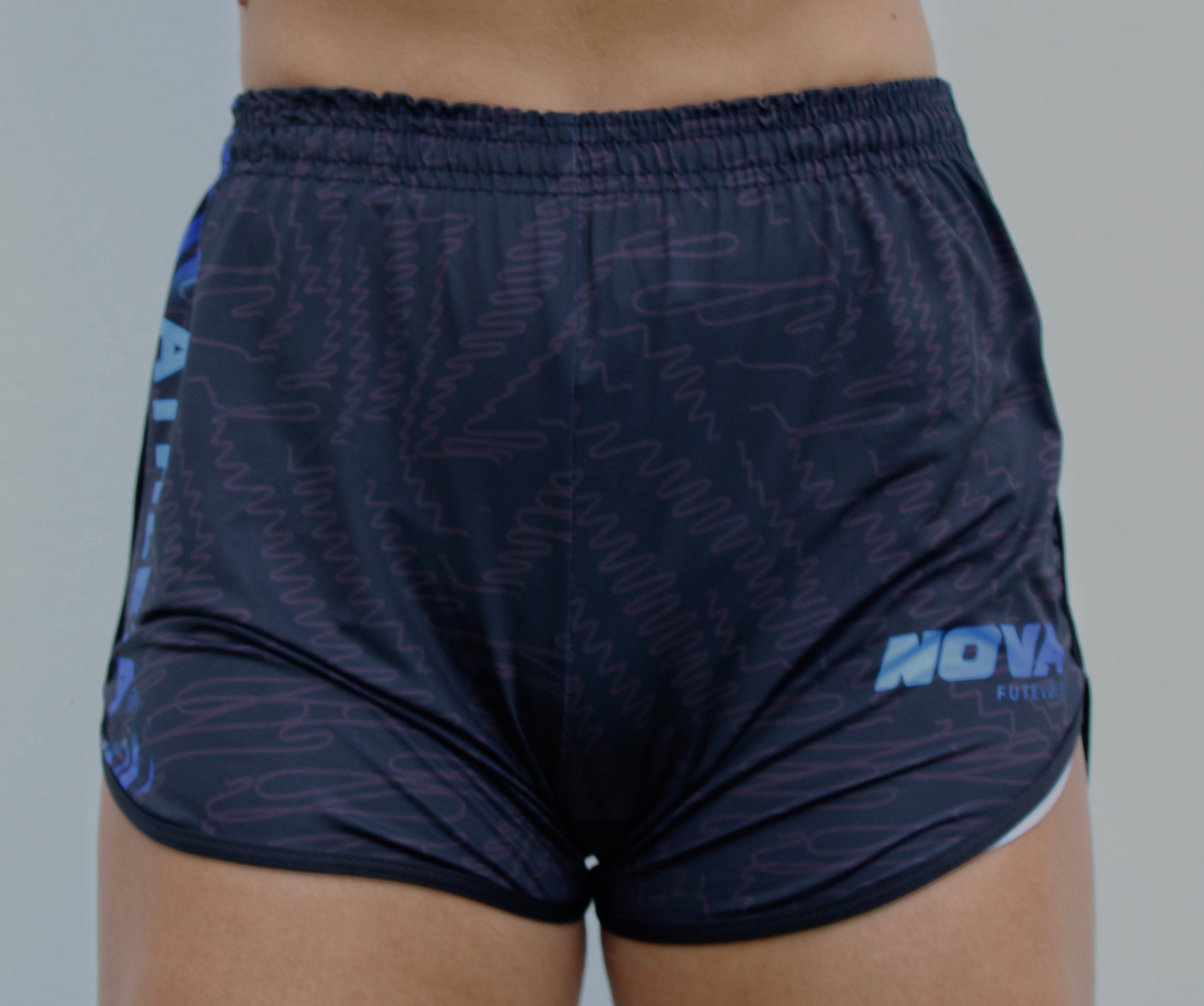 SHORT FEMININO STARS AZUL