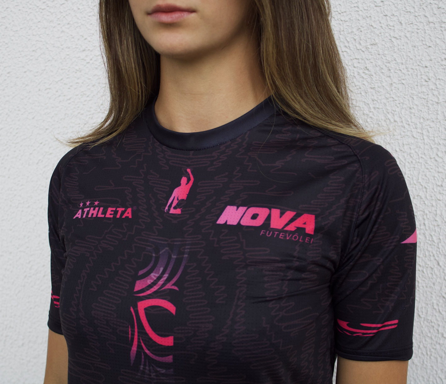 CAMISETA UNISSEX NOVA ATHLETA (ROSA)
