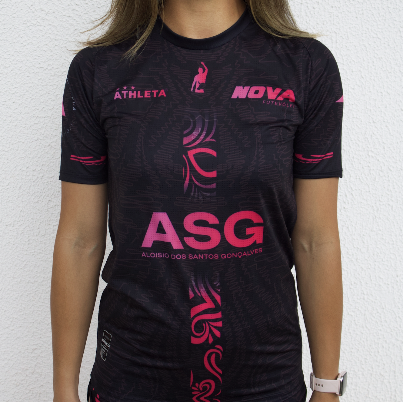 CAMISETA UNISSEX NOVA ATHLETA (ROSA)