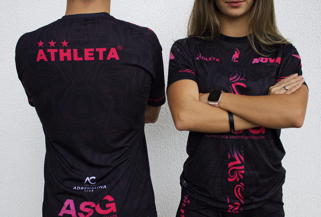 CAMISETA UNISSEX NOVA ATHLETA (ROSA)